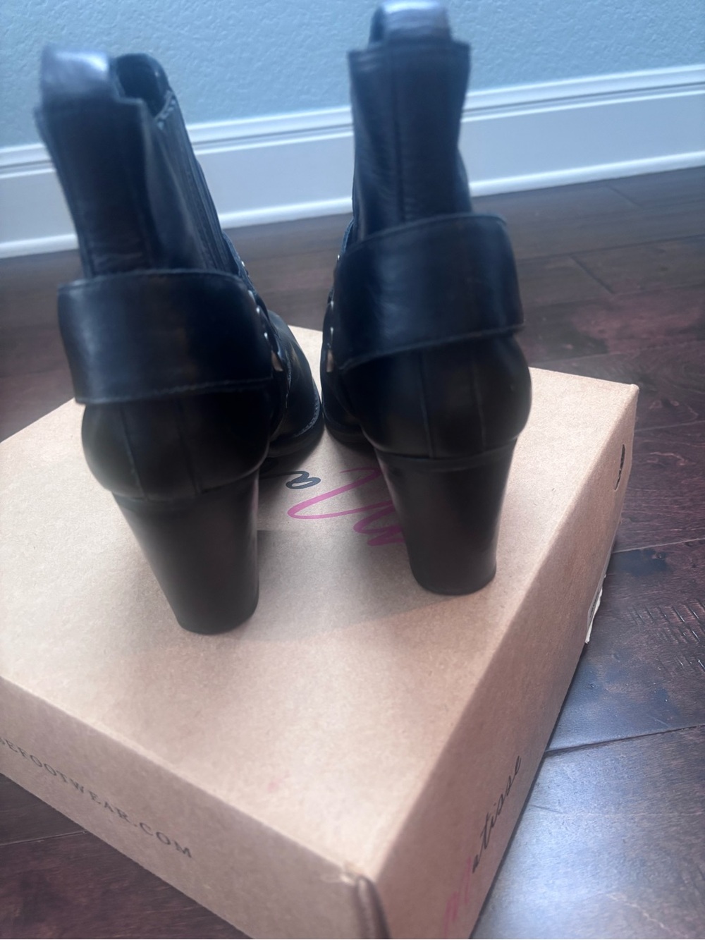 Matisse Jasmin Black Leather Moto Harness Boots size 7.5 - Picture 4 of 8